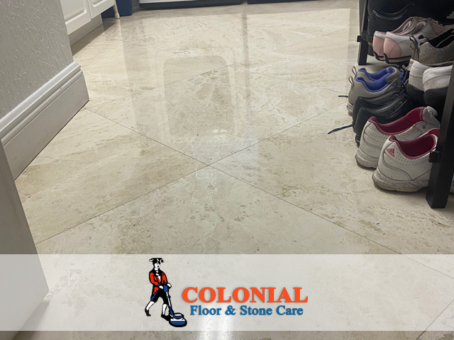 Marble Floor Cleaning Process