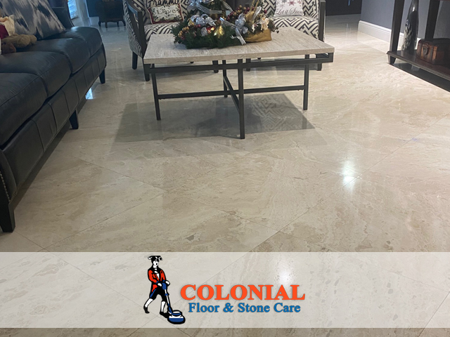 Premier Marble Honing and Polishing Services in Miami, Florida by Colonial Floor and Stone Care
