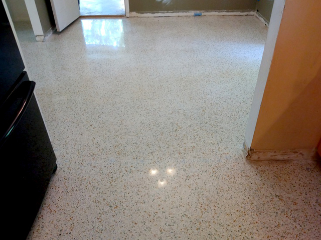 Terrazzo Floor Restored